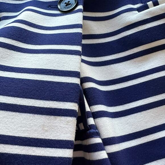 Womens Blazer Size XS Navy White Stripe Structured Professional Office Americana - Picture 7 of 10